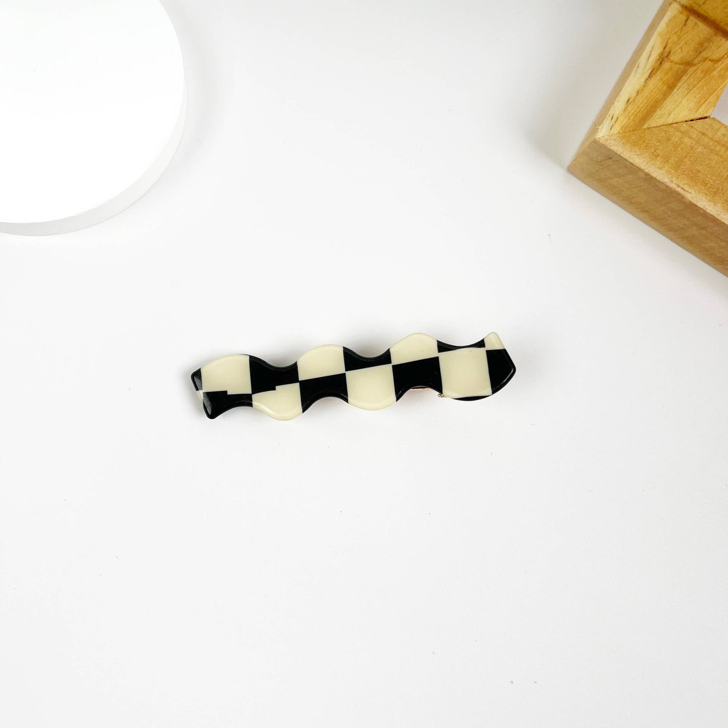 Checkered Hair Clips
