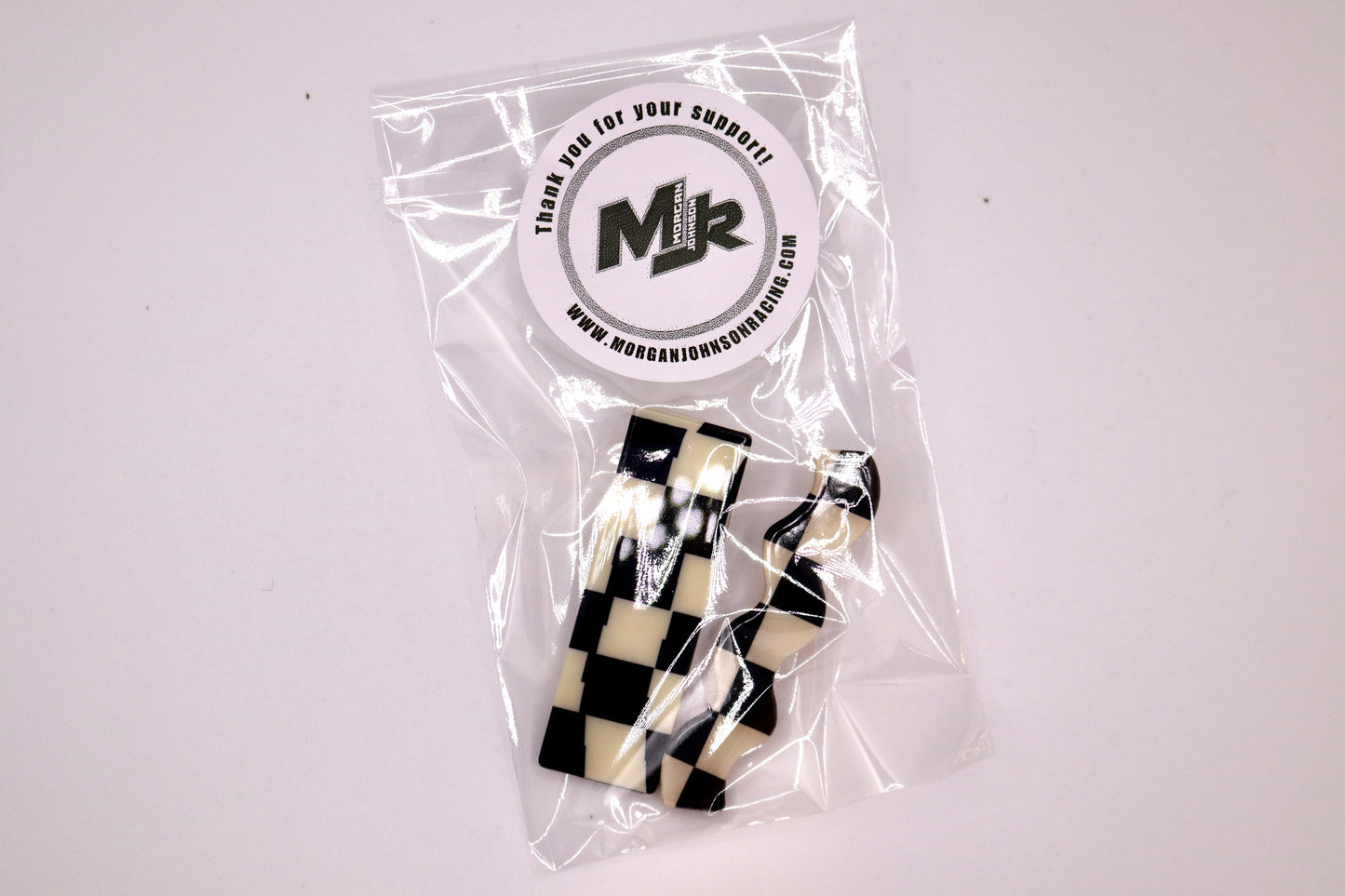Checkered Hair Pins