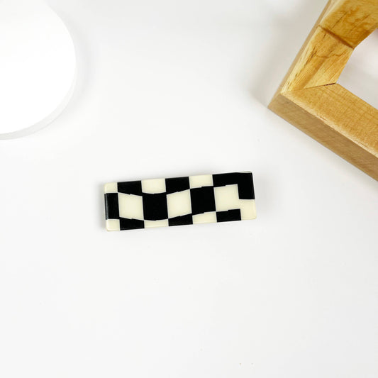 Checkered Hair Clips