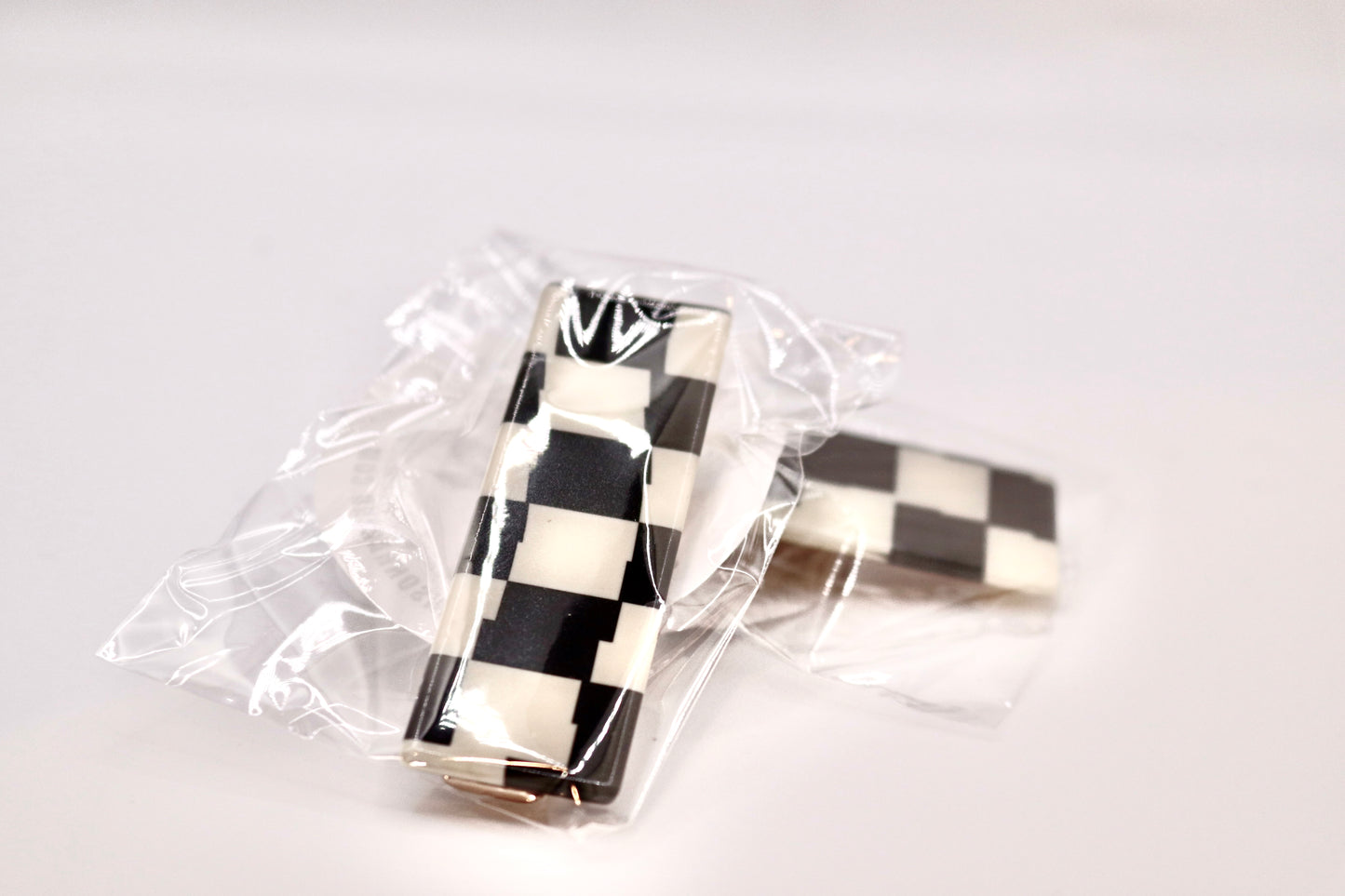 Checkered Hair Pins