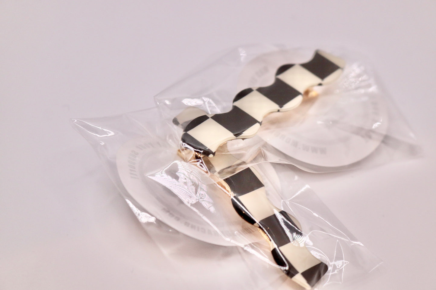 Checkered Hair Pins